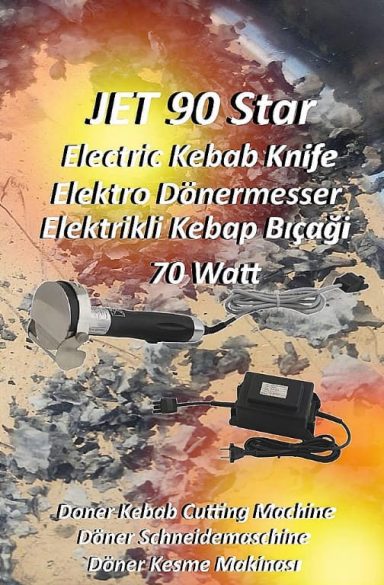 JET 90 Star – Profi-Dönermesser für Döner & Gyros JET 90 Star – elektrisches Profi-Dönermesser für Döner, Gyros & Kebap. Optimal für Gastronomie & Imbiss.
