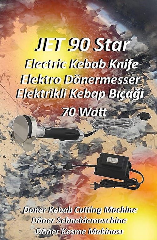JET 90 Star Elektrisches Dönermesser – Preisliste Elektrisches Dönermesser JET 90 Star – Profi Kebabschneider