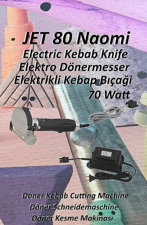 JET 80 Naomi Elektrisches Dönermesser – Preisliste Elektrisches Dönermesser JET 80 Naomi – Profi Kebabschneider