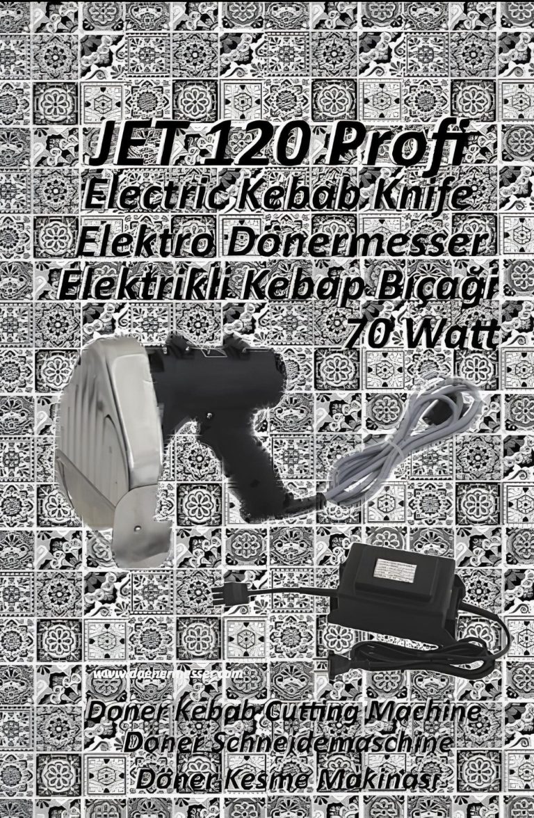 JET 120 Profi Elektrisches Dönermesser – Preisliste Elektrisches Dönermesser JET 120 Profi – Profi Kebabschneider