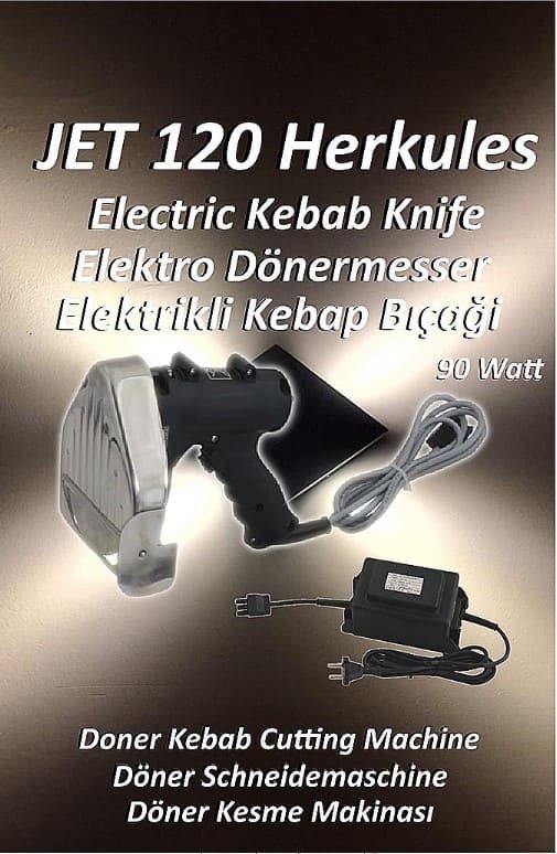 JET 120 Profi Elektrisches Dönermesser – Preisliste Elektrisches Dönermesser JET 120 Profi – Profi Kebabschneider